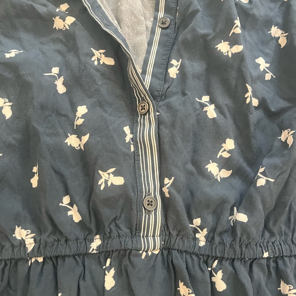 LOFT blue and white floral dress - Picture 2 of 5